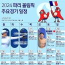 2024년 파리 올림픽 주요경기일정 이미지