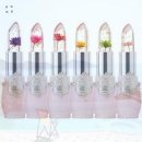 바르체용인대체육관 | 6 Pcs/세트 플라워 젤리 립스틱 세트 온도 변화 모이스춰라이저 플라워 립스틱 롱래스팅 영양가득 립밤...