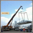 오산 남촌동 크레인 주택 공사 옥상 난간대 양중 크레인 작업 명성크레인