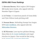 ESPN이 예상한 2020 KBO 순위.jpg 이미지