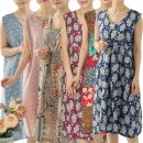 <b>엄마</b><b>옷</b>은 <b>로즈맘</b> 예쁜인견 민소매 홈웨어 원피스