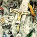 샤갈 Chagall 의 "하얀 십자가 처형(Crucifixion)" 이미지