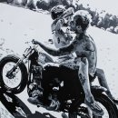 &#34;바이크 연인들 (Biker Couple)&#34; 그림 이미지