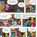 [봉봉 만화 영어] “You dressed up for my birthday party!” 이미지