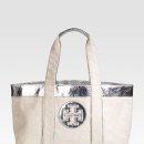 [품절] TORY BURCH Metallic Canvas tory 토트백 이미지