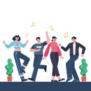 춤추는 사람 이미지