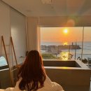 주문진밤바다 | 강릉 오션뷰 숙소 추천｜주문진 스테이수안 후기 💙 자쿠지 감성 + 역대급 일출맛집