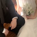 연하늘 | 서브부케]합정역 은촌플라워*올화이트 별튤립 부케&amp;화이트 거베라와 연하늘색 델피늄 부케&amp;웨딩 후기 사진*