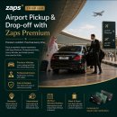 more benefit | [사우디아라비아] Zaps premium 공항 픽업 드롭 셔틀 무료,택시 차량 서비스