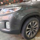 고양시 일산 백석동 자동차 도색업체 - 쏘렌토 긁힌 녹난 부식된 문 외형복원 수리 이미지