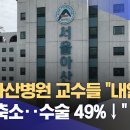 서울아산병원 교수들 "내일부터 진료 축소‥수술 49%↓" 이미지