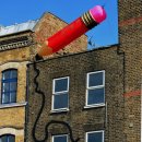 붓 조형물 이미지