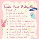 and here’s the promised Barbie drinking game prompt 이미지