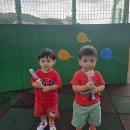 숲 활동 -물그림그리기 이미지