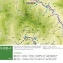 가리왕산 등산로-③﻿(가리왕산 상봉 전경, 가리왕산 등산지도, 등산코스 포함) 이미지