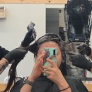 윤지 헤어라인 이미지