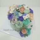 라온 플라워 케이크 이미지