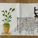 캘리그라피 디자인 과정 이미지