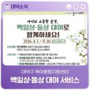 1256 | [대덕구육아종합지원센터] 백일상·돌상 대여 서비스 안내🌿