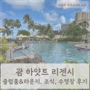 룸이야 | 괌 하얏트 리젠시 클럽룸 차이, 객실 수영장 풀사이드바 후기