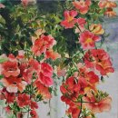 수채화 그리기 이미지