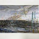 포항운하스케치 이미지