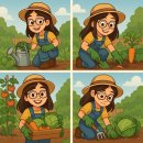 초리농장 | [도시텃밭일기] 7편. 베란다 당귀 진딧물 퇴치(ft.미르상추먹방) : 대나무 지지대세우기, 열무씨앗 파종