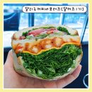 달리는커피(샌드위치) | 달리는커피 서포터즈 후기 푸짐한 샐러드 샌드위치 커피 가성비맛집