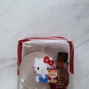 다이소 부산명지국제신도시점 | 다이소 신상 헬로키티 투명파우치 3종 실물 후기❤️ (카라비너·인형보관·투명파우치)
