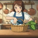 지브리 영화 같은 하루, 따뜻한 고등어 조림 (Healing Ghibli Vibe Animation) 이미지