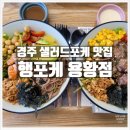 용황과일 | 경주 샐러드 맛집 행포케 용황점 연어샐러드 스테이크 포케 후기