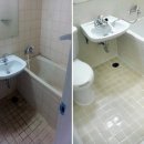 좁은화장실 더욱 환하게 욕실코팅 1순위로 해요.타일 셀프 욕실공사 이미지