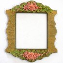 헤리티지공예 데쿠파주 냅킨아트-헤리티지공예 이지크랙과 지점토 장미꽃으로 꾸민 거울 이미지