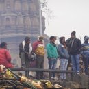 힌두교의 적나라한 장례문화를 볼 수 있는 바라나시 마니까르니까 가트(Manikarnika Ghat)와 골목 풍경 이미지