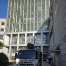 복사골문화센터(시비설치) | 복사골문화센터 파손된 유리 교체 작업 – 엠스카이차 안전 시공 후기