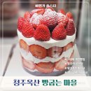 식빵굽는나비 | 청주 옥산 빵굽는마을 딸기 망고 케익 유명한 빵집