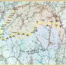지리산 태극 종주 산행 지도.... 이미지