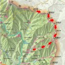 몽덕산 ~ 가덕산 ~ 북배산 겨울 종주산행(15.1.24) 인기 백대명산 제72위