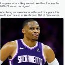 NBA) 이번 시즌을 무직으로 시작할 가능성이 높은 러셀 웨스트브룩 이미지