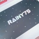 레이니75 상옵 코코아축 핑크 구매 후기+바이올렛축, 브릿지75 비교