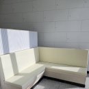 통영교육지원청 | 경남 업소가구 통영 교육지원청 코너형 붙박이소파 제작 후기