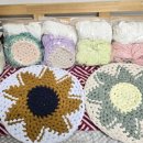 양말목 꽃방석 만들기 이미지