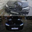 자차미가입 전방사고발생으로, 현금수리하며 LCI후기형 풀컨버전 진행! 대전수입차사고수리,신형개조...