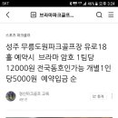 1팀4명12000원 예약시 암호 브라마파크골프 애기하면됩니다 이미지