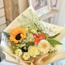 주정차117 | 117) 파주 운정 꽃집 오늘도 꽃 : 선물로 강추! 해바라기 꽃다발 / 동패동 꽃집 추천