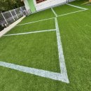 꿈땅어린이집 | 인조잔디 시공 및 주차라인 그리기