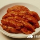명태의 알을 소금에 절여 삭힌 명란젓갈. 이미지