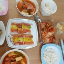 오늘 아침 부대찌개& 산적 이미지