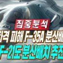 북 타격 피해 F-35A 분산배치? KF-21 보라매 분산배치 계획은 있나? 이미지