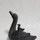 新羅窯 磻溪 柳孝雄(1942~)名匠 鴨形 土器 尺14*14*7 이미지